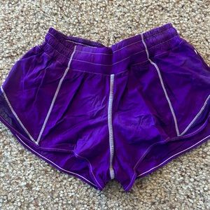 Limited edition, vintage, purple Lululemon hotty hot short